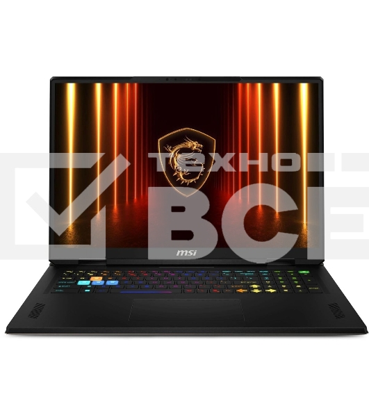 Ноутбук MSI Vector 18 HX AI A2XWHG-899XRU Ultra 9 285HX 64Gb SSD 1Tb NVIDIA GeForce RTX 5070Ti 12Gb 18' IPS QHD+ (2560x1600) FreeDOS grey space WiFi BT Cam (9S7-1824B4-899)