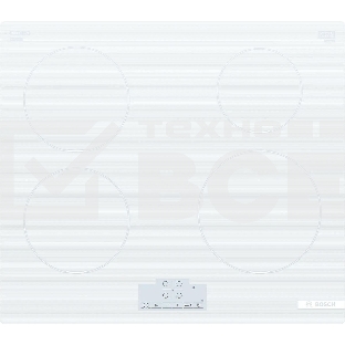 Индукционная варочная поверхность Bosch Serie 6 PUE612BB1E белый