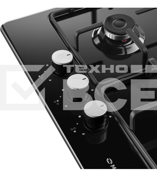 Газовая варочная панель Maunfeld EGHE.43.3STS-EB