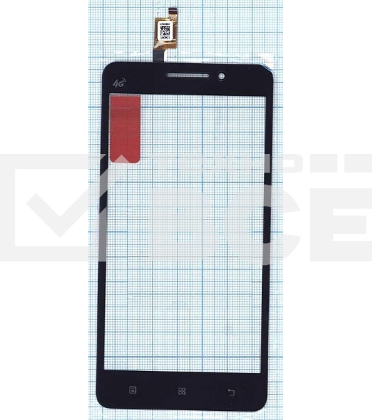 Сенсорное стекло (тачскрин) для Lenovo A3900, черное