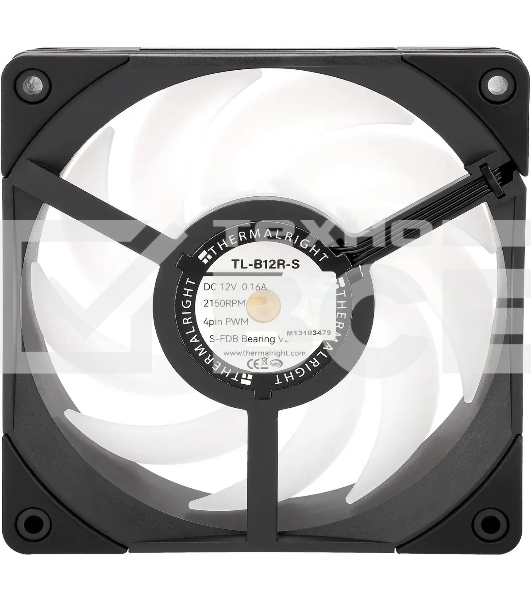 Вентилятор Thermalright TL-B12R-S ARGB черный 4-pin 28.1dB 205gr Ret