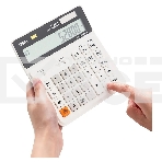 Калькулятор бухгалтерский Deli EM01010 белый 12-разр., фото4