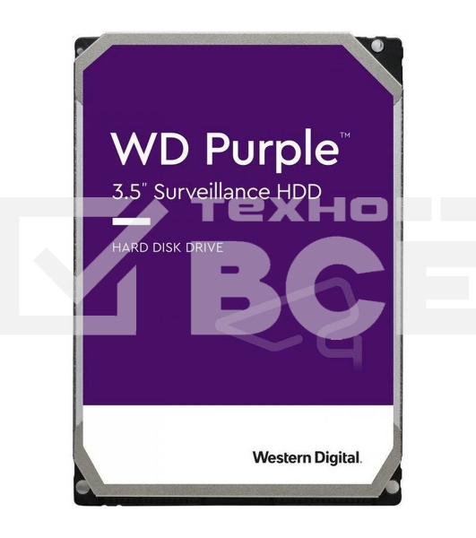 Жесткий диск HDD Western Digital Surveillance Purple Pro8TB 7200rpm SATA-III 256Mb 3.5