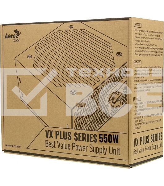 Блок питания Aerocool / Formula VX-550 PLUS, 550Вт 120мм, черный