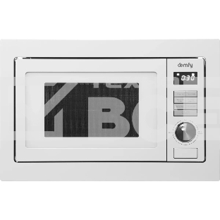 Микроволновая печь встраиваемая Domfy DM2540BW WG белый, 25 л, 900 Вт, переключатели - кнопки/поворотный мехинизм