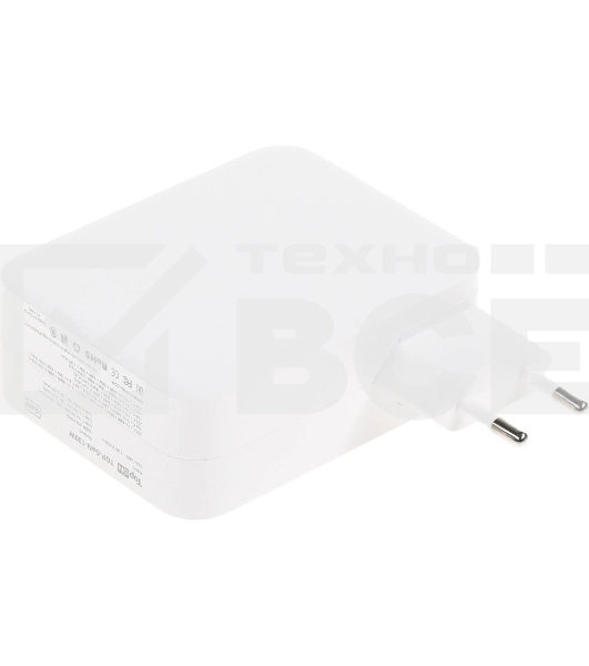 Сетевое зарядное устройство (адаптер питания) TopON GaN 130W 3xType-C, USB, Power Delivery, Quick Charge 4.0, белый TOP-GaN-130W