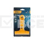 Скребок Deli DL4723C 145мм Ширина лезвия: 18 мм. Толщина лезвия: 0,5 мм. Высокопрочный пластик ручки. Лезвие из сплава., фото2