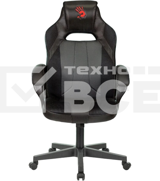 Кресло игровое A4Tech Bloody GC-200, черный, эко.кожа, крестовина пластик