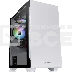 Корпус S100 TG Snow CA-1Q9-00S6WN-00 White/Win/SPCC/Tempered Glass*1/120mm Standard Fan*1, фото 1