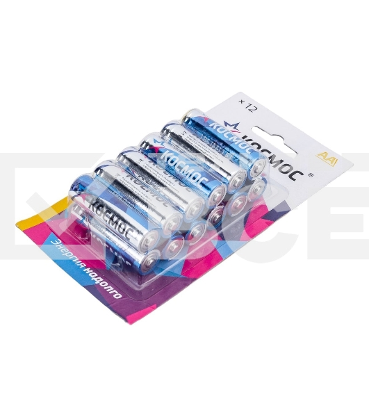 Элемент питания Космос алкалиновый AA/LR06 BP-12 (блист.12шт)