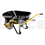 Тачка строительная Denzel усиленная, объем 130 л, 230 кг, колесо 15х6.00-6, фото4