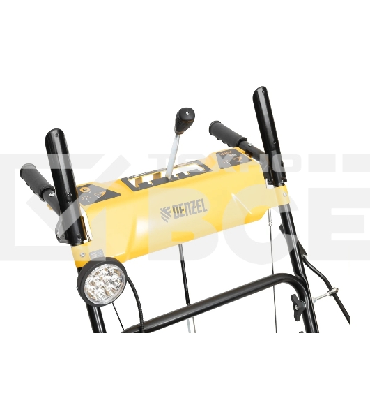 Бензиновая снегоуборочная машина Denzel SBM 610, 212cc, ручной старт, фара