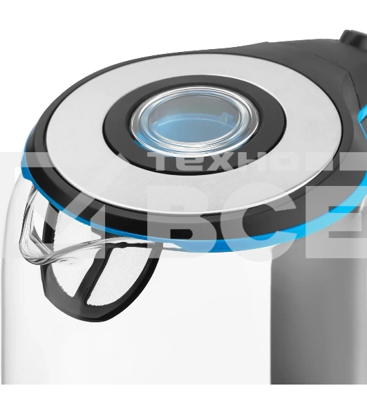 Чайник электрический Vitek VT-7028 1.7л. 2200Вт прозрачный корпус: стекло