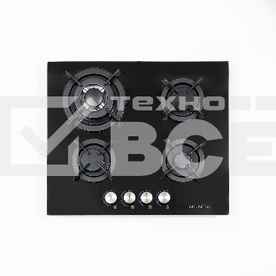 Газовая варочная панель GENBERG G6024-WGIK черный