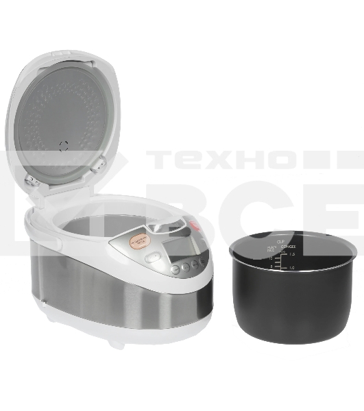 Мультиварка Mystery MCM-1010 5л 900Вт серебристый/белый