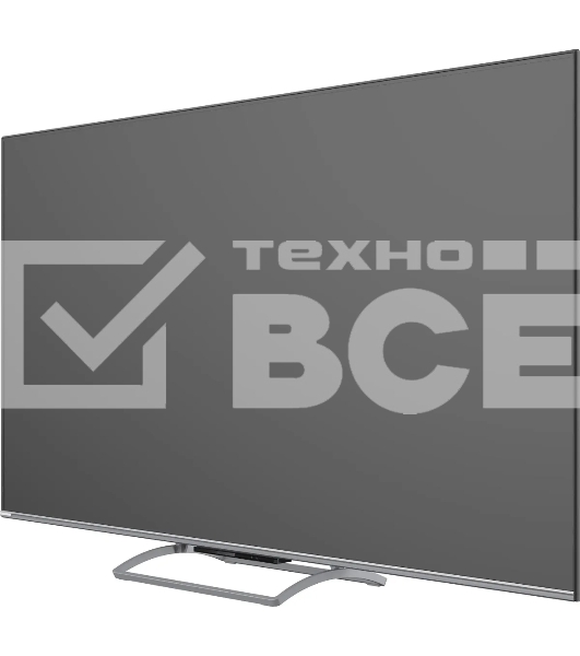 Телевизор Skyworth 65' 65Q77G черный/серебристый QLED Google TV UHD 144Hz Smart TV 3GB/16GB