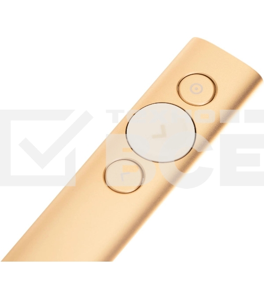 Презентер беспроводной Logitech Spotlight золотистый, радиоканал, USB, кнопки - 3