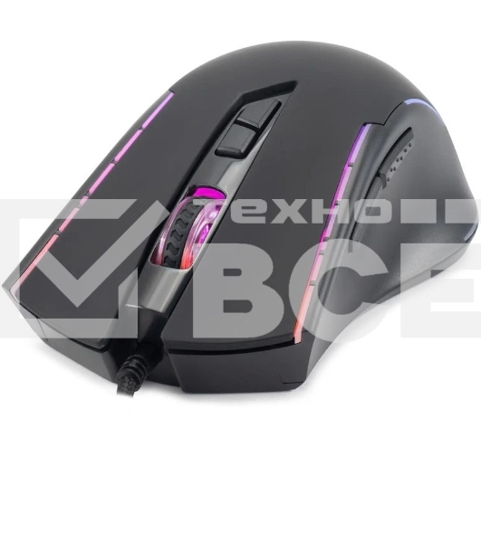 Комплект клавиатура + мышь Оклик GMNG 700GMK клав:черный мышь:черный USB Multimedia LED