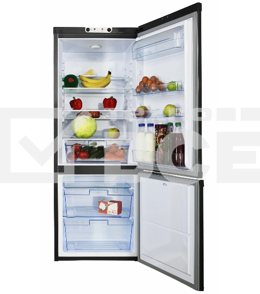 Холодильник DON R-280 G графит двухкамерный 200/90л морозилка снизу