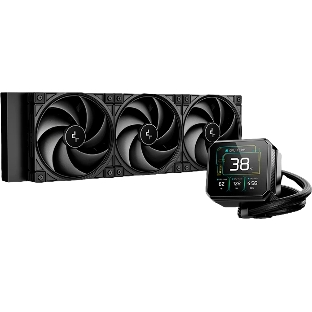 Система водяного охлаждения Deepcool Spartacus 360 ARGB Soc-AM5/AM4/1200/1700/1851 черный 4-pin 32.23dB Al LCD 2073gr Ret (R-SPT360-BKDSMP-G-1)