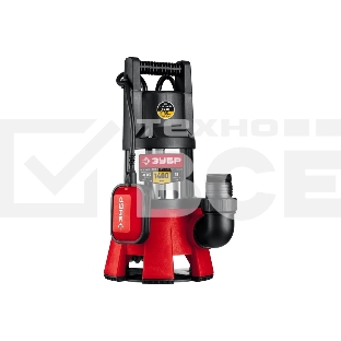 Насос ЗУБР НПГ-М3-1400-С, дренажный для грязной воды, корпус - нерж. сталь, 1400 Вт