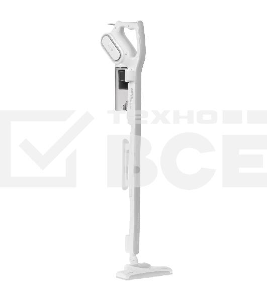 Пылесос вертикальный Deerma DX700 белый, питание от сети, 170 Вт, уборка сухая, пылесборник 0.8 л