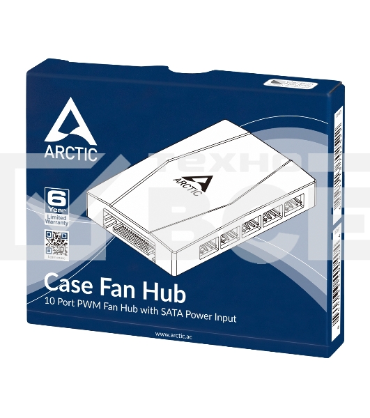 Хаб для 10 вентиляторов корпуса ПК Arctic Case Fan Hub 10 PWM Fan (ACFAN00175A) (702522)