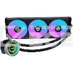 СВО для процессора LIAN LI Galahad II Trinity 360mm G89.GA2T36B.00 черный 120мм алюминий+медь 2450rpm 30db 3-pin, фото 1
