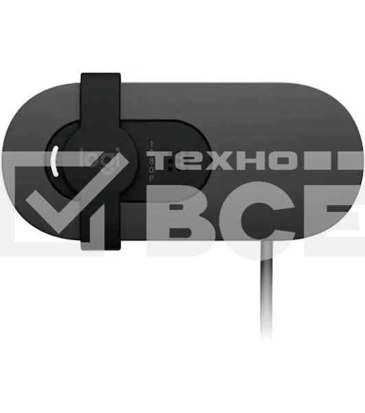 Веб-камера Logitech HD Webcam Brio 100 черный 2Mpix (1920x1080) USB-A с микрофоном (960-001587)