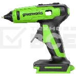 Пистолет клеевой аккумуляторный GreenWorks G24GLG, 24V, 11 мм, без АКБ и ЗУ (3502207), фото2
