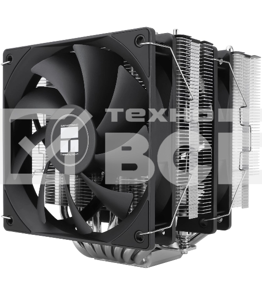 Устройство охлаждения(кулер) Thermalright Phantom Spirit 120 SE Soc-AM5/AM4/1151/1200/1700 черный 4-pin 25.6dB Al+Cu 765gr Ret (PS120-SE)