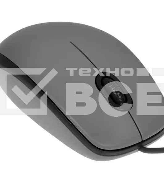Мышь проводная Logitech M111 SILENT серый, 1000 dpi, USB, кнопки - 3