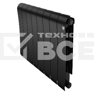 Радиатор биметаллический Royal Thermo Infinity 500 Noir Sable VR80 - 8 секц.