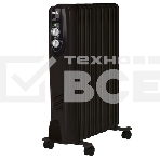 Масляный обогреватель Ballu Classic Black BOH/CL-11BRN (11 секций) черный, 2200 Вт, 27 м2, термостат, фото 1