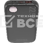 Мобильный аккумулятор Digma DGPF10B 10000mAh QC3.0/PD3.0 22.5W 3A USB-A/USB-C черный, фото6