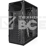 Компьютерный корпус Miditower ExeGate XP-329S-UNS350 (ATX, БП UNS350 с вент. 12см, 2*USB, аудио, черный), фото2