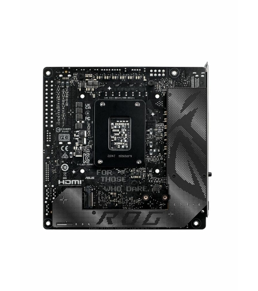 Материнская плата ASUS ROG STRIX B860-I GAMING WIFI, LGA1851, Intel B860, 2xDDR5, 4xSATA, 2xM.2, 1xPCIe 5.0 x16, 1xDP, 1xHDMI, 1xThunderbolt 4, 1x2.5Gb LAN, Wi-Fi 7, 2xUSB 2.0, 3xUSB 3.2 Gen 1, 1xUSB 3.2 Gen 2, 1xUSB 3.2 Gen 2x2, 1xUSB-C, 1xS/PDIF, 2x3.5 мм, 7.1, Mini-ITX