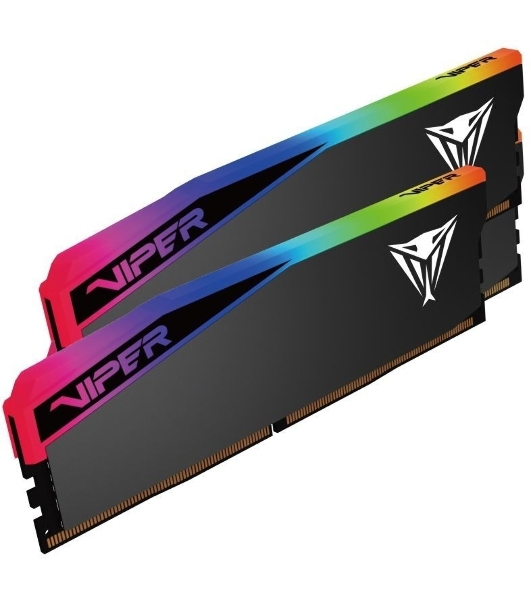 Оперативная память Patriot Memory Viper Elite 5 Ultra RGb RTL Gaming VEUR564G6028K DDR5 2x32Gb 6000MHz PC5-48000 CL28 DIMM 288-pin 1.4В kit single rank с радиатором Ret