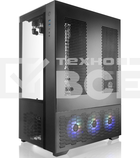 Компьютерный корпус Raijintek PAEAN PREMIUM 0R20B00208, черный, Aluminum, ATX/MICRO ATX/MINI-ITX, USB 3.0x2, Type Cx1, HD Audiox1