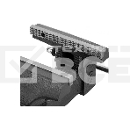 Тиски слесарные Denzel BVH-200, 200 мм, поворотные, стальная направляющая, с наковальней, фото15