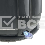 Чайник электрический Delta LUX DE-1018 (1,7 л. металл/пластик) серый, фото3