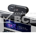 Веб-камера широкоугольная ExeGate Stream C925 Wide Full HD (2Мп, 1920х1080, 1080P,30fps, защитная шторка, фиксированный фокус, широкоугольный 4-линзовый объектив 79°, микрофон с шумоподавлением, универсальное крепление, USB, кабель 1,5 м, Windows 7/8/10/1, фото2