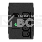 Источник бесперебойного питания ExeGate Smart LB-450.LCD.AVR.4C13 (450VA/270W, LCD, AVR, 4*C13, батарея 12V 4.5Ah, Black), фото5