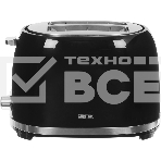 Тостер Centek СТ-1432 черный/стальной, фото 1