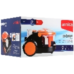 Пылесос Arnica Bora 3000 оранжевый/черный, 350/2400 Вт, уборка сухая/сбор жидкостей, пылесборник контейнер 1.2 л, фото2