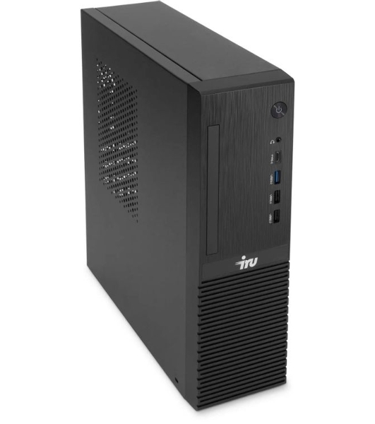 ПК IRU Planio 310H6SFC SFF i3 13100F (3.4) 8Gb SSD256Gb GT610 2Gb Windows 11 Pro GbitEth 350W черный (2153485)