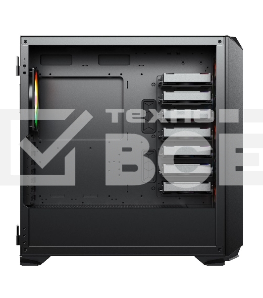 Компьютерный корпус ACD Fort 279M ATX, Black, USB2.0*2+USB3.0+HD audio ,4*14cm fans ,METAL side panel, up to 9 pcs 3,5 HDD, SPCC 0,9 mm