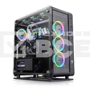 Корпус Thermaltake Core P6 TG черный без БП ATX 18x120mm 12x140mm 2xUSB2.0 2xUSB3.0 audio bott PSU