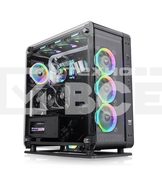 Корпус Thermaltake Core P6 TG черный без БП ATX 18x120mm 12x140mm 2xUSB2.0 2xUSB3.0 audio bott PSU