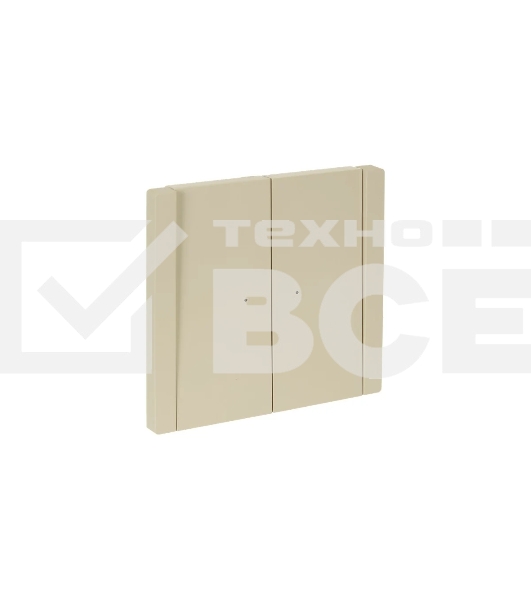 Выключатель IEK FORTE&PIANO FP406 2-кл с индикатором 10А ваниль